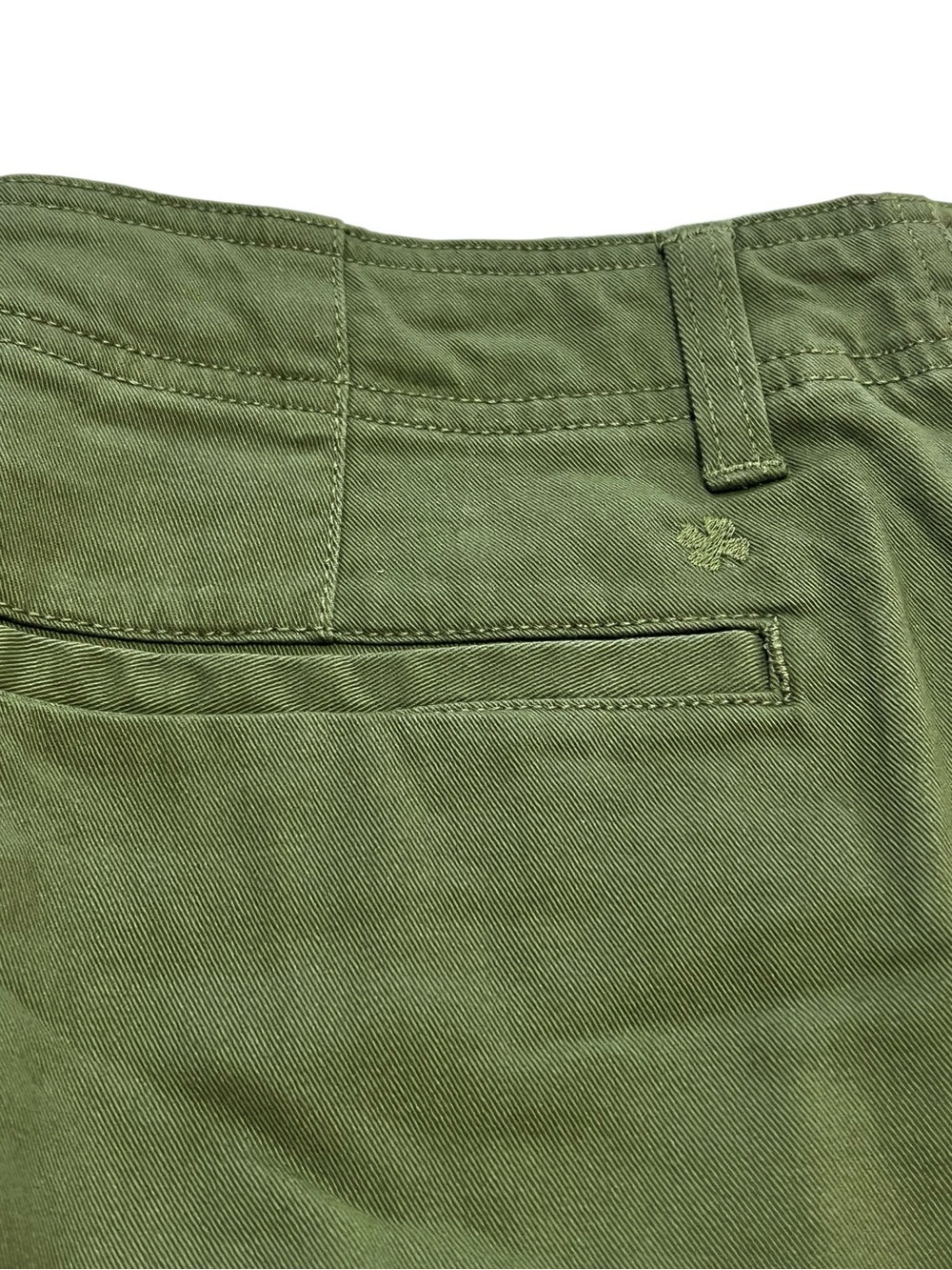 Lucky Brand Men's Chino Shorts, Flat Front, Color Olive Green, Size 31 - Picture 4 of 14